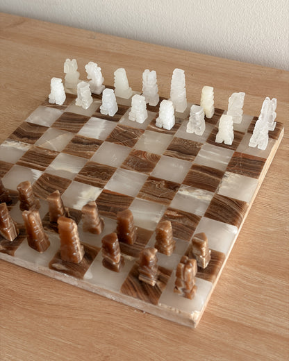 Mini Onyx Chess Set